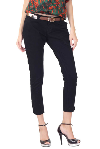 Picture of Women's Black Three Forth Length Panths
